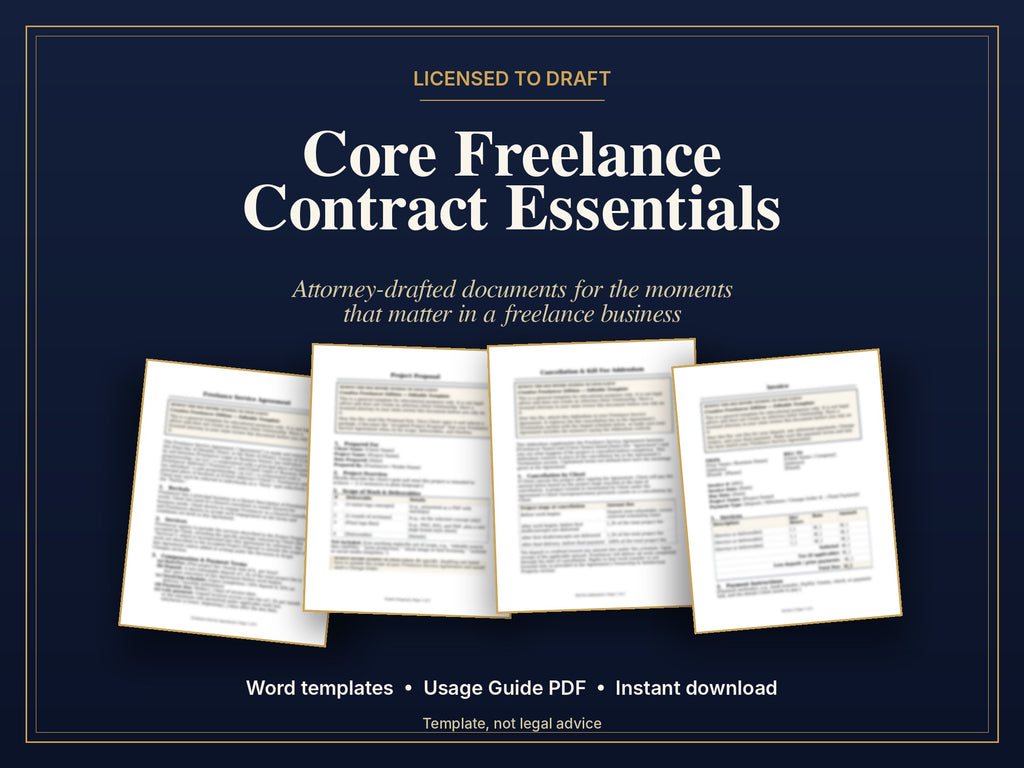 Core Freelance Contract Essentials