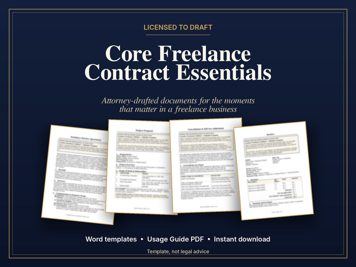 Core Freelance Contract Essentials
