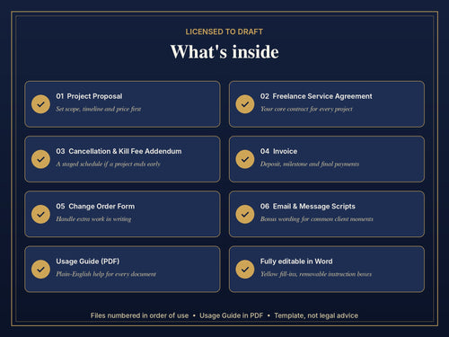 Core Freelance Contract Essentials